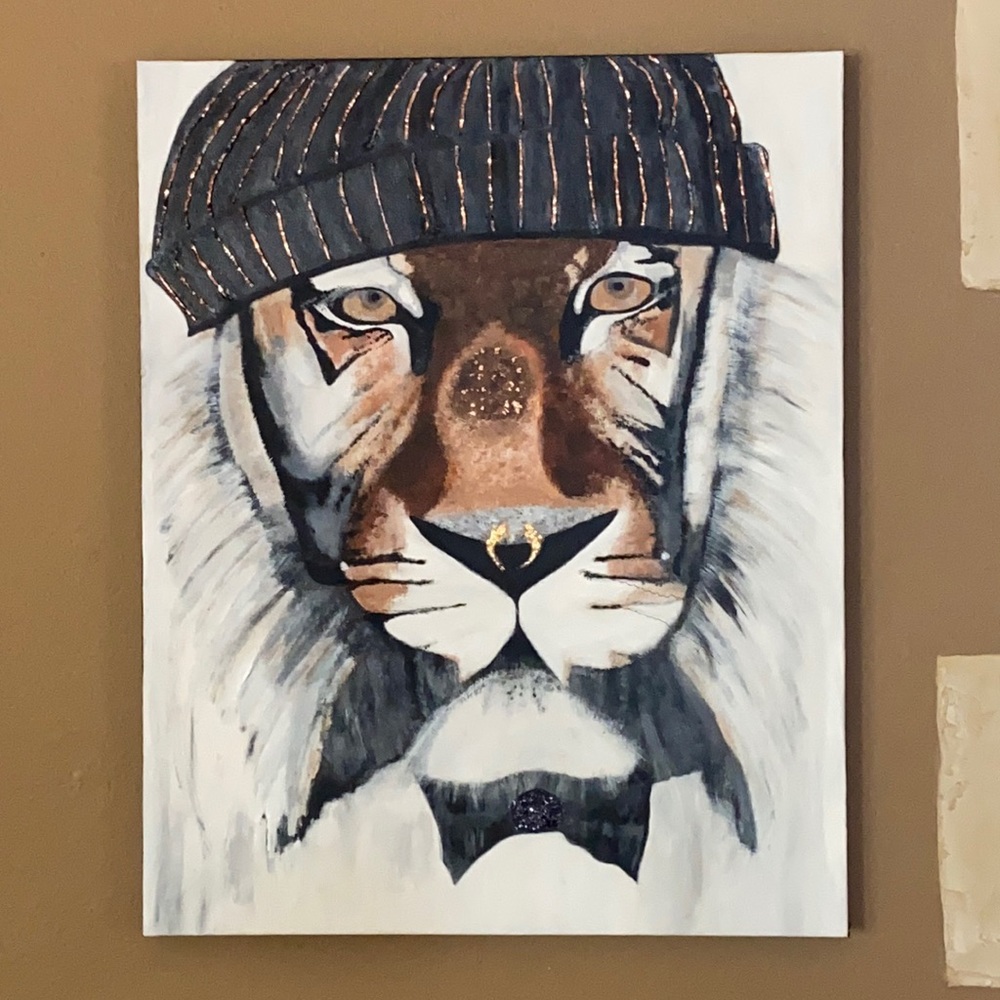 SOLD! 😻 Original Painting-Winston - Picture 13 of 13